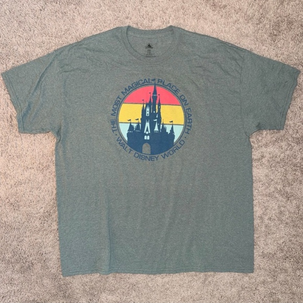 Disney World Green T-Shirt for Men size XXL